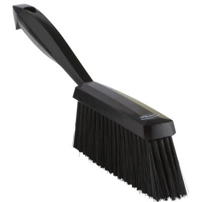 Vikan Black Hand Brush with 48 mm Polyester Bristle Length, Dimensions 110x330x35 mm, Model 45879