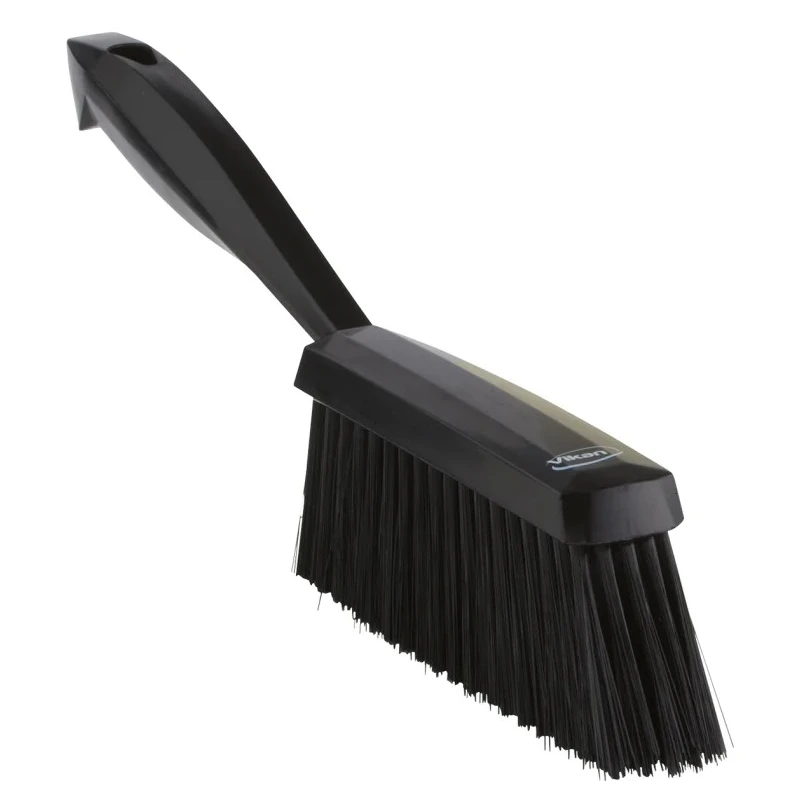 Vikan Black Hand Brush with 48 mm Polyester Bristle Length, Dimensions 110x330x35 mm, Model 45879