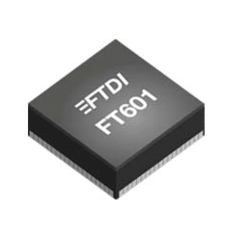FTDI Chip USB Bridge IC, 2-Channel 5 Gbps USB 3.0, USB 2.0, 3.3 V, 3.6 V, 76-Pin QFN FT601Q-B-T