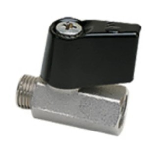 Legris Standard Lever Pneumatic Manual Control Valve G 1/4 Brass Body 12 Bar Max Pressure 0491 04 13 64