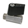 Legris Standard Lever Pneumatic Manual Control Valve G 1/4 Brass Body 12 Bar Max Pressure 0491 04 13 64