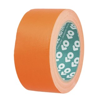 Advance Tapes High-Performance Orange Polycoated Duct Tape 25 m x 50mm, Gloss Finish AT6200
