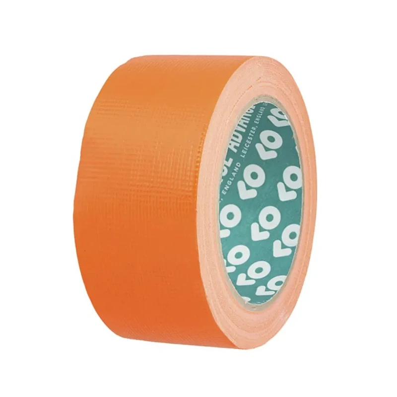 Advance Tapes High-Performance Orange Polycoated Duct Tape 25 m x 50mm, Gloss Finish AT6200