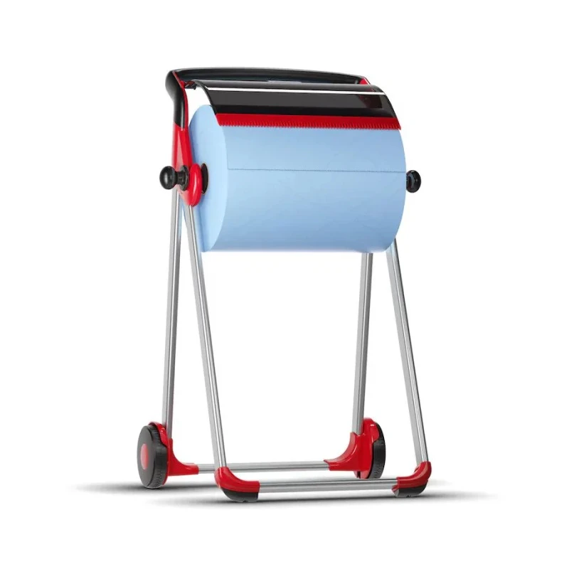Tork Plastic and Metal Red Free Stand Paper Towel Dispenser 646mm Width, 530mm Depth, 1.01m Height 652008