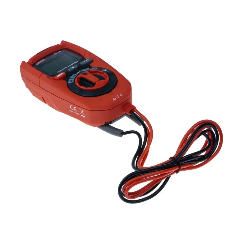 RS PRO Handheld True RMS Multimeter, 200 mA AC/DC, 600 V AC Voltage RS-218