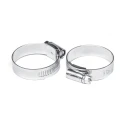 RS PRO Mild Steel Hex Screw Worm Drive Hose Clip Zinc Plated 40-55 mm Inside Diameter 145-0253