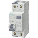 Siemens Residual Current Circuit Breaker with Overload Protection 10A 2-Pole 30mA Trip Sensitivity 5SU1354-7KK10