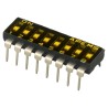 APEM Recessed Actuator Slide Rotary Coded DIP Switch IKD0800000