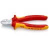 Knipex 160mm VDE/1000V Approved Bevel Side Cutter 70 06 160