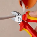 Knipex 160mm VDE/1000V Approved Bevel Side Cutter 70 06 160