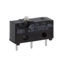 ZF Button Micro Switch, Through Hole Terminal, 6A, 250 V AC, SPDT, IP50 DB1C-C1AA