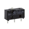 ZF Button Micro Switch, Through Hole Terminal, 6A, 250 V AC, SPDT, IP50 DB1C-C1AA
