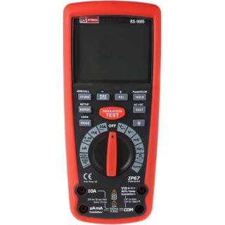 RS PRO Insulation Tester with 125 V Min and 1 kV Max Test Voltage, 4 GΩ Resistance, CAT IV, CAT III Safety Standards RS-9985