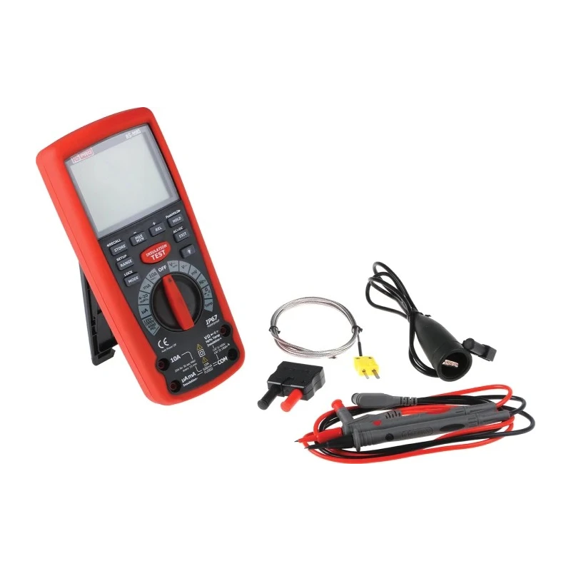 RS PRO Insulation Tester with 125 V Min and 1 kV Max Test Voltage, 4 GΩ Resistance, CAT IV, CAT III Safety Standards RS-9985