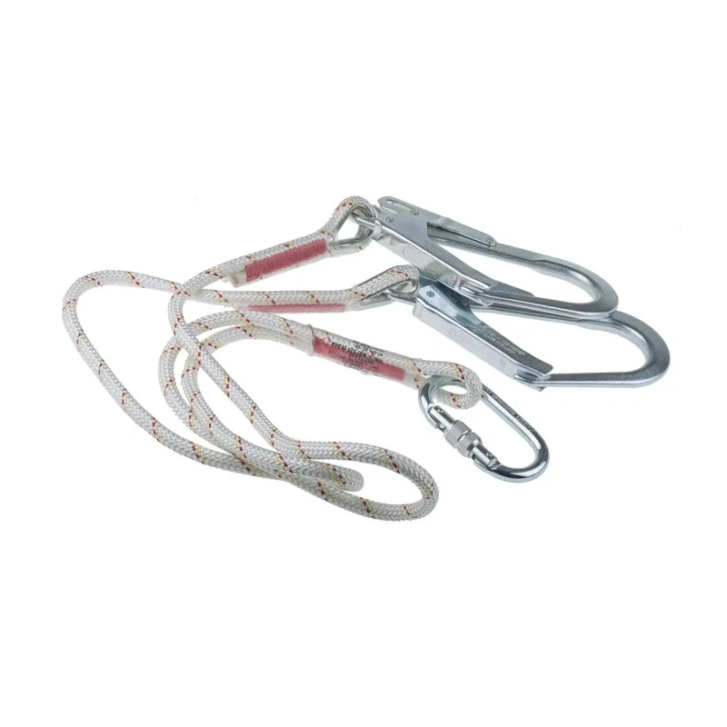 Protecta 1.3 m Polyamide Rope Lanyard Twin Leg Y Lanyard 100kg Capacity AL432/1