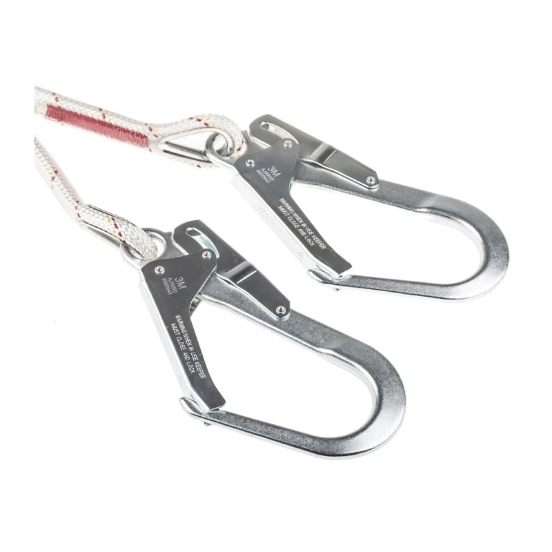 Protecta 1.3 m Polyamide Rope Lanyard Twin Leg Y Lanyard 100kg Capacity AL432/1