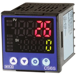 WIKA Panel Mount PID Temperature Controller 2 Input 4 Output Relay 240V AC CS6S