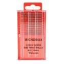 RS PRO 10-Piece Multi-Material High Speed Steel Twist Drill Bit Set, 0.5 mm to 2.2 mm, Metric Sizes, Model 162-5348