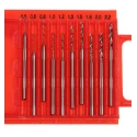 RS PRO 10-Piece Multi-Material High Speed Steel Twist Drill Bit Set, 0.5 mm to 2.2 mm, Metric Sizes, Model 162-5348