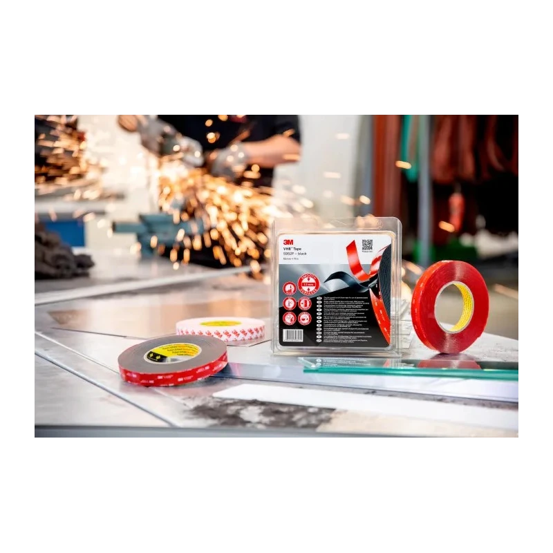 3M VHB Clear Acrylic Foam Tape 19mm Width x 11 m Length x 1 mm Thickness Double Sided Adhesive Tape 3M 4910F 19mm x 11m