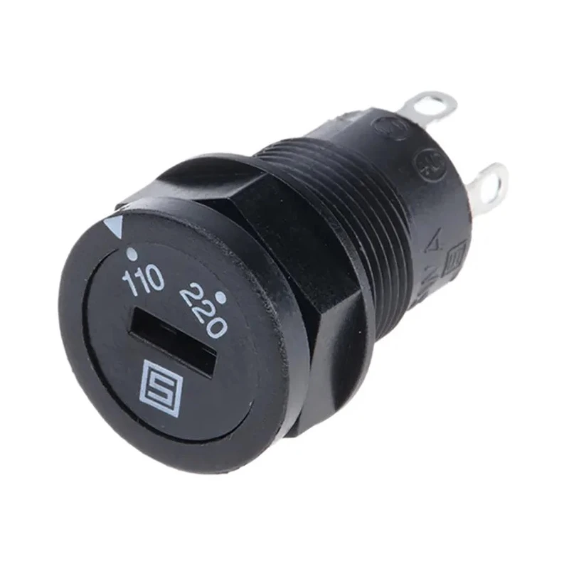 Schurter Selector Switch DPST 2 Positions IP40 Solder Terminal SWA1 Series 0033.4501