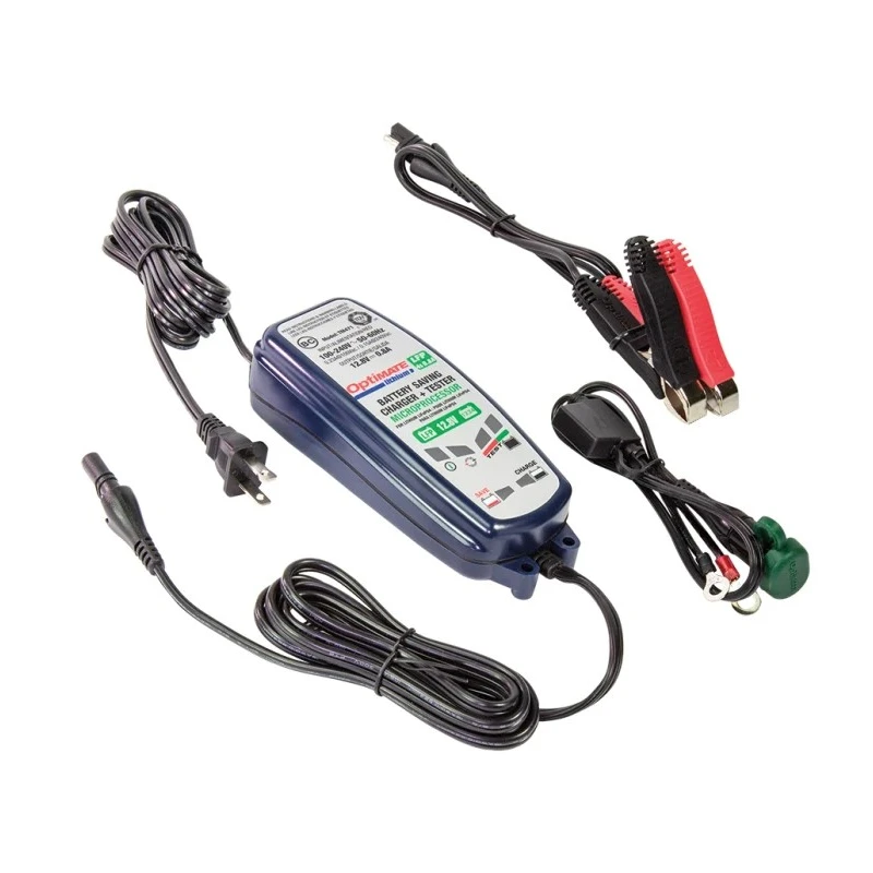 TecMate Automotive 12V 0.8A LiFePO4 Battery Charger Optimate Lithium TM470