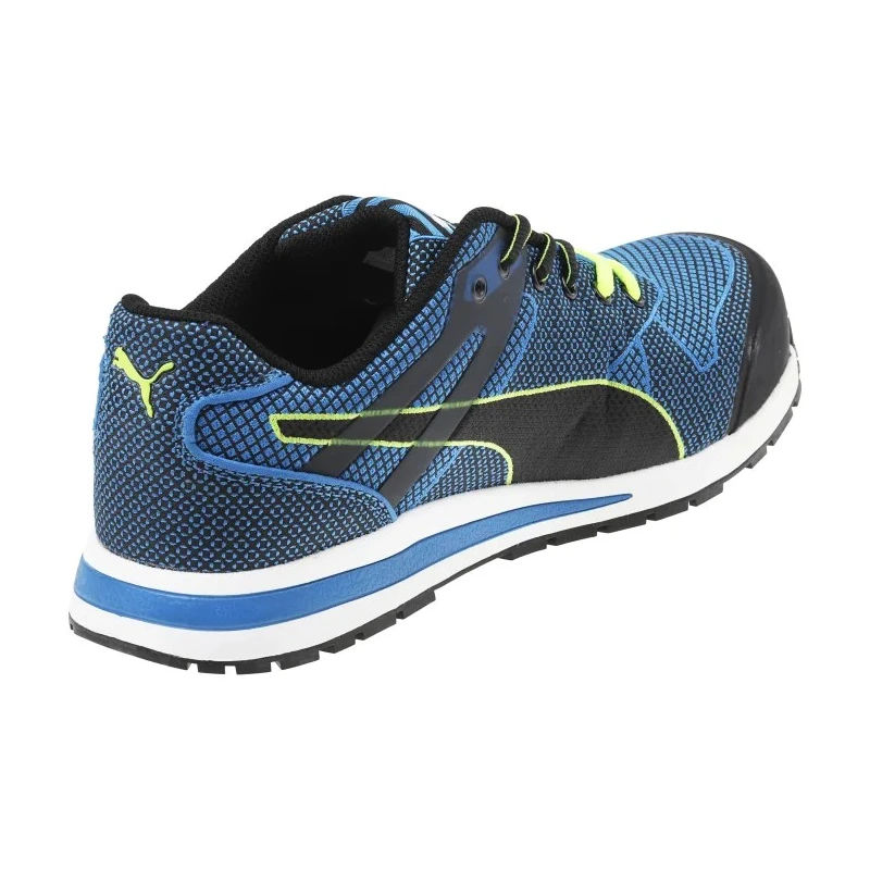 Puma Safety Blaze Knit Men's Blue Steel Safety Trainer Lace Up UK 11 EU 46 Model 643060