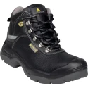 Delta Plus Men's Black Stainless Steel Toe Safety Shoes Lace Up Sault2 S3 ESD UK 11 EU 46
