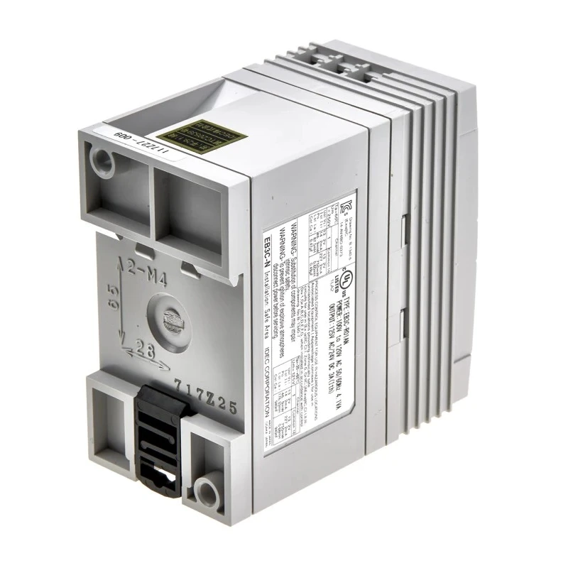 Idec Single-Channel Relay Barrier Zener Isolation Barrier DIN Rail Mount 100-240V AC 14.2mA ATEX EB3C-R01AN