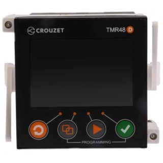 Crouzet Syr-Line Series Panel Timer Relay 1-Contact, SPDT, 240 V DC, 24 V AC, 240 V AC, Multifunction, Time Range MDF1R10MV2