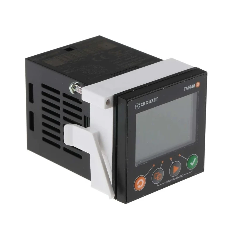 Crouzet Syr-Line Series Multifunction Panel Timer Relay, 2-Contact, 24-240 V AC/DC, Time Range 0.001 → 9999 h GDS2R10MV2