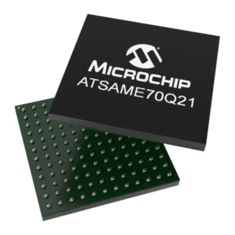 Microchip 32-bit ARM Cortex M7 SAME70 Microcontroller 300 MHz 2MB FLASH 144-Pin LFBGA ATSAME70Q21B-CN