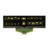 Display Visions 139.7 mm Passive Matrix Yellow OLED Display 256 x 64 Pixel COB SPI EA W256064-XGLG