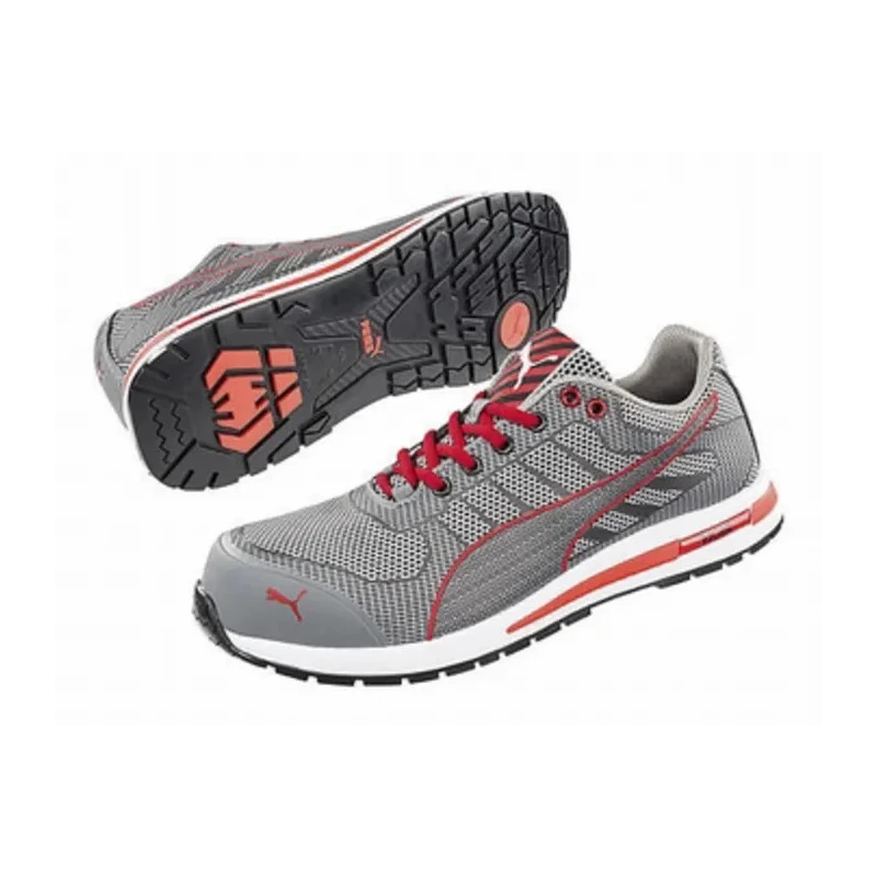 Puma Safety Xelerate Men's Grey Composite Safety Trainer Leather Upper SRC Slip Resistance EN ISO 20345 China 643070