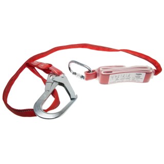 Protecta 2 m Fall Arrest Shock Absorbing Lanyard with Screw Carabiner Single Leg AE529/6