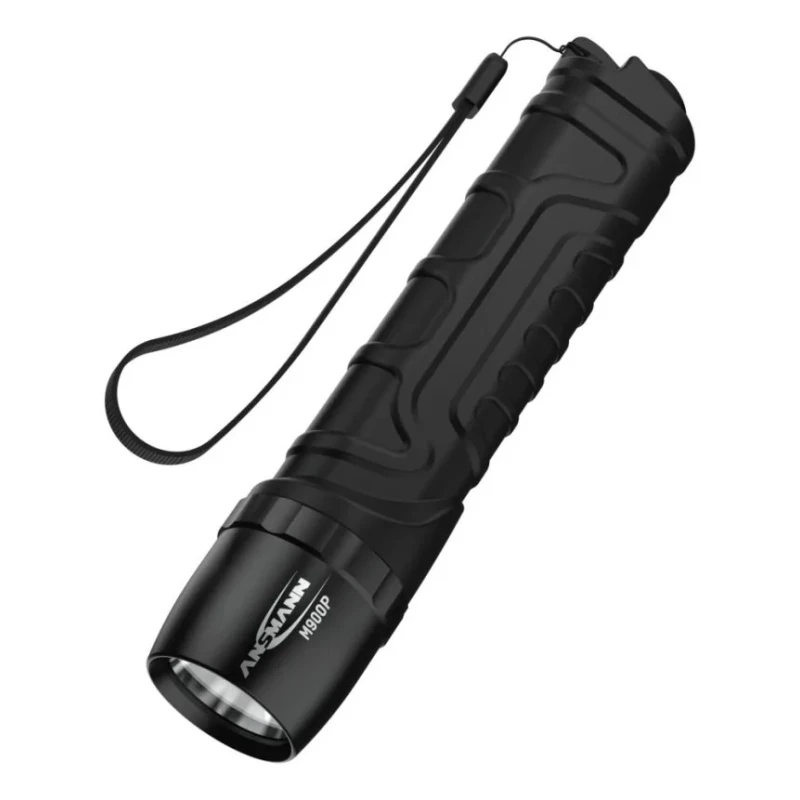 Ansmann Professional LED Torch 930 lm Black, Spot Beam 240 m, 174 mm M900P 1600-0162-520