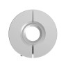 Huco Aluminium Clamp Style Flexible Coupler 19.1 mm OD, 26.5 mm Length, 28 mm Bore Size 707.19.2828