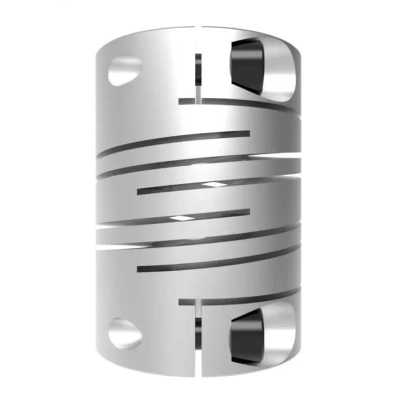 Huco Aluminium Clamp Style Flexible Coupler 19.1 mm OD, 26.5 mm Length, 28 mm Bore Size 707.19.2828