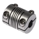 Huco Stainless Steel Clamp Flexible Coupler 15.9 mm OD 6 mm Bore Size 20.3 mm Length 721.16.2222