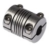 Huco Stainless Steel Clamp Flexible Coupler 15.9 mm OD 6 mm Bore Size 20.3 mm Length 721.16.2222