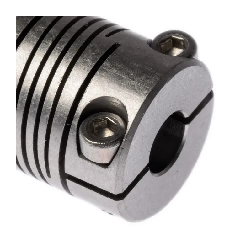 Huco Stainless Steel Clamp Flexible Coupler 15.9 mm OD 6 mm Bore Size 20.3 mm Length 721.16.2222