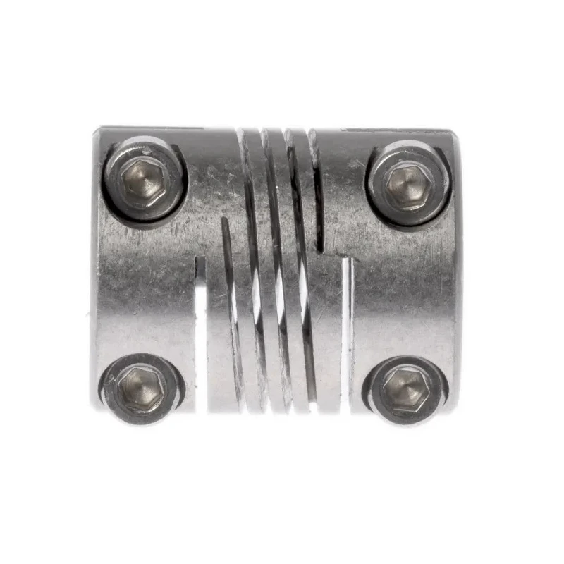 Huco Stainless Steel Clamp Flexible Coupler 15.9 mm OD 6 mm Bore Size 20.3 mm Length 721.16.2222