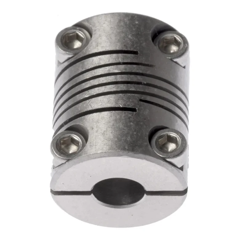 Huco Stainless Steel Clamp Flexible Coupler 15.9 mm OD 6 mm Bore Size 20.3 mm Length 721.16.2222