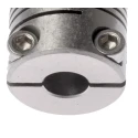 Huco Stainless Steel Clamp Flexible Coupler 15.9 mm OD 6 mm Bore Size 20.3 mm Length 721.16.2222