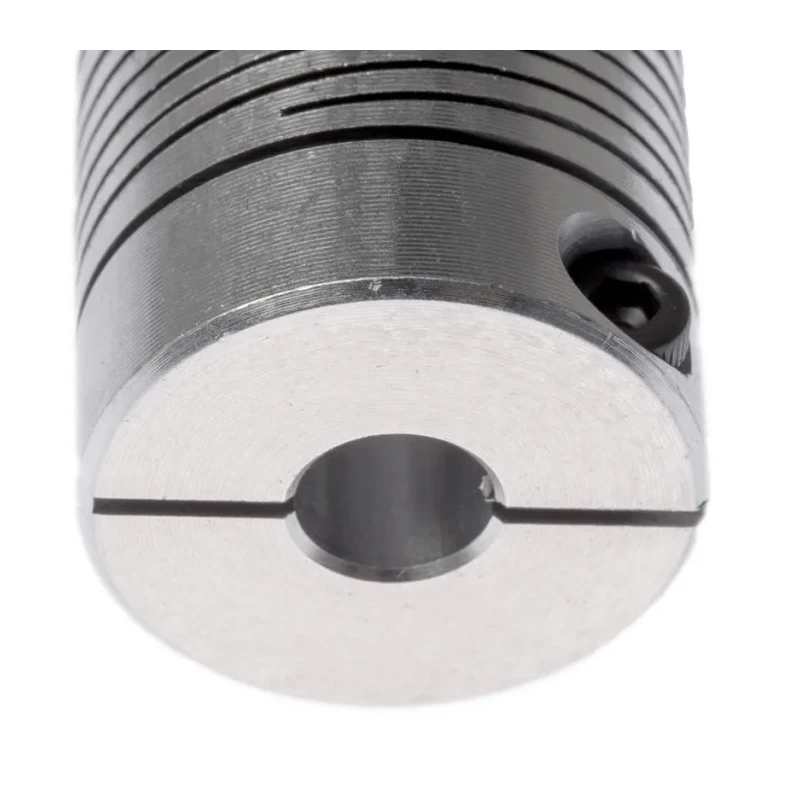 Huco Aluminium Multi-Beam Clamp Style Flexible Coupler 25.4 mm OD 8 mm Bore 31.8 mm Length 725.25.2828