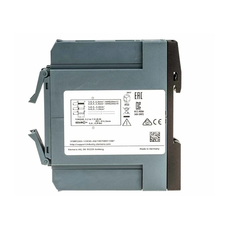 Siemens 3RP25 Series DIN Rail Timer Relay, Multifunction, 1-Contact, 12 to 240 V dc, 240 V ac, 0.05 to 100 h 3RP2505-1CW30