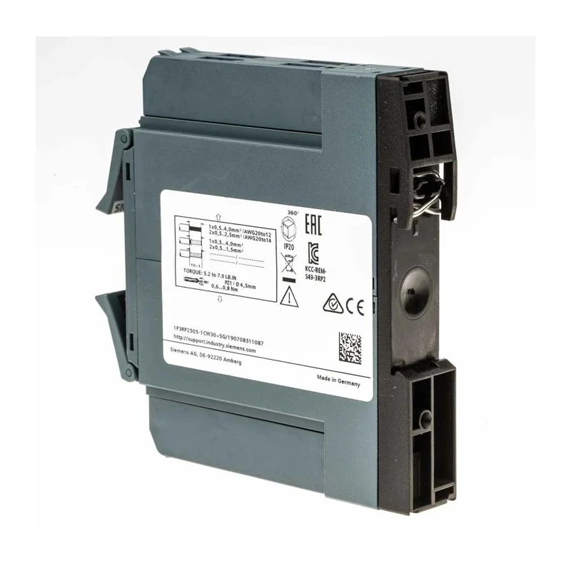 Siemens 3RP25 Series DIN Rail Timer Relay, Multifunction, 1-Contact, 12 to 240 V dc, 240 V ac, 0.05 to 100 h 3RP2505-1CW30