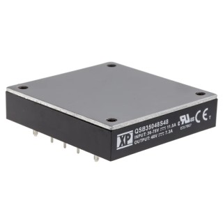 XP Power QSB400 DC/DC Converter 48V DC Output 8.3mA 36V DC Max Input 9V Min Input 400W Through Hole SIP Package 