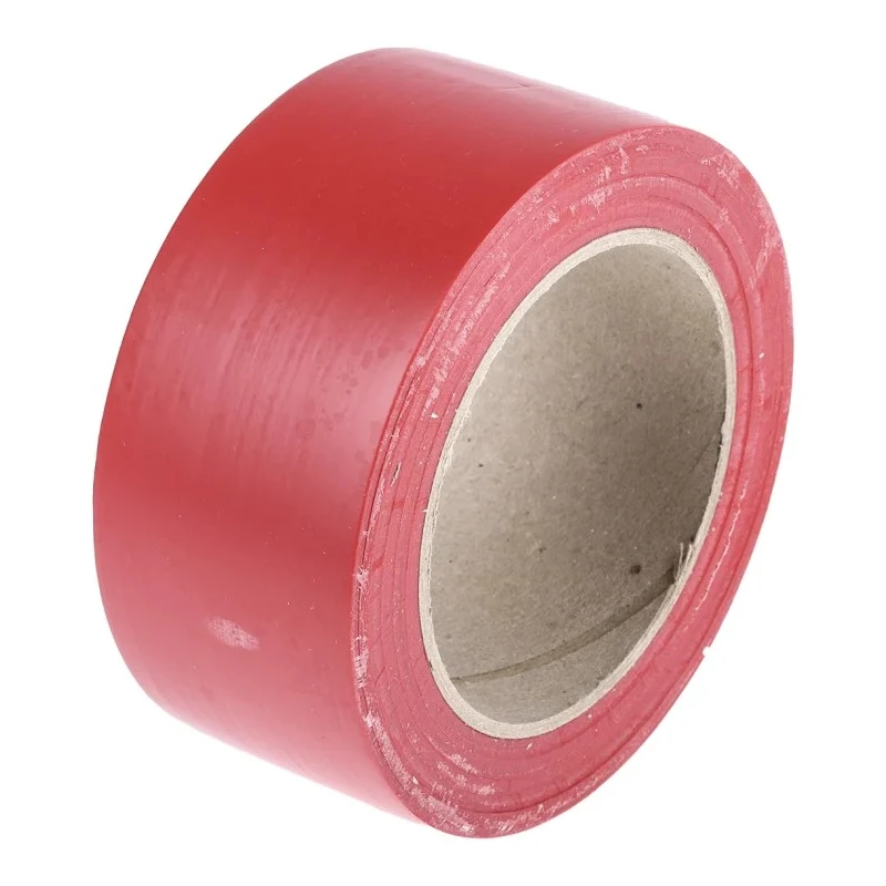RS PRO Red Polyvinyl Chloride Hazard Tape 50 mm x 33 m, 0.14 mm Thickness 171-9696