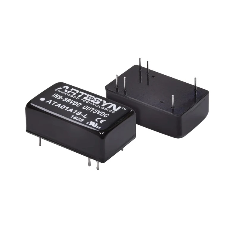 Artesyn / Advanced Energy ATA DC/DC Converter, 12V, -12 V Output, 250 mA, 75V DC Input, 18V Minimum Input, 6 W ATA01BB36-L